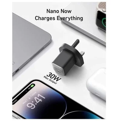 Anker 511 Charger (Nano 3, 30W) - Black
